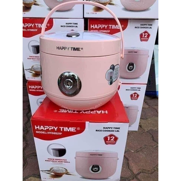 [HÀNG HOT] NỒI CƠM ĐIỆN HAPPY TIME HP 1,8 L MÀU XANH VÀ MÀU HỒNG