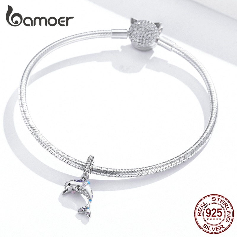 Mặt Dây Chuyền Bamoer BSC19 Bằng Bạc 925 Hình Động Vật Xinh Xắn BSC159