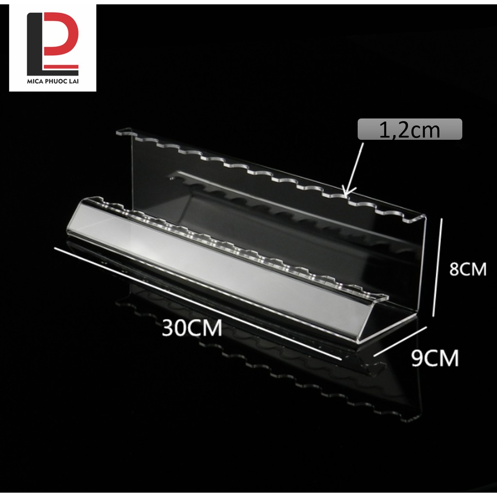 Kệ mica trưng bày bút/ viết, Giá đỡ acrylic cao cấp