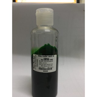 Màu xanh lá dạng nước 100ml