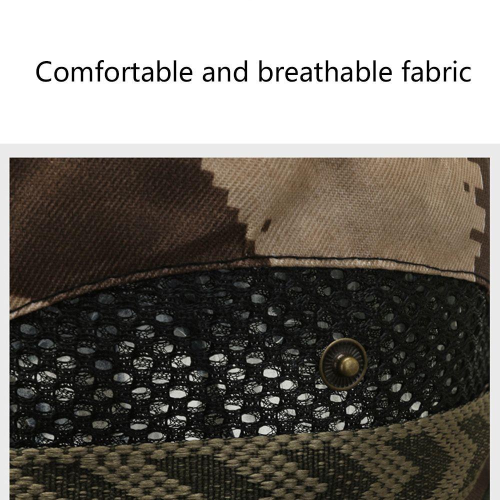 Danilo Mũ Tai Bèo Họa Tiết Rằn Ri Chống Tia UV Cao Cấp Thời Trang Cho Nam