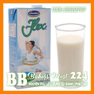 FLEX - Sữa tươi DINH DƯỠNG FLEX VINAMILK KHÔNG ĐƯỜNG - Hộp 1 lít