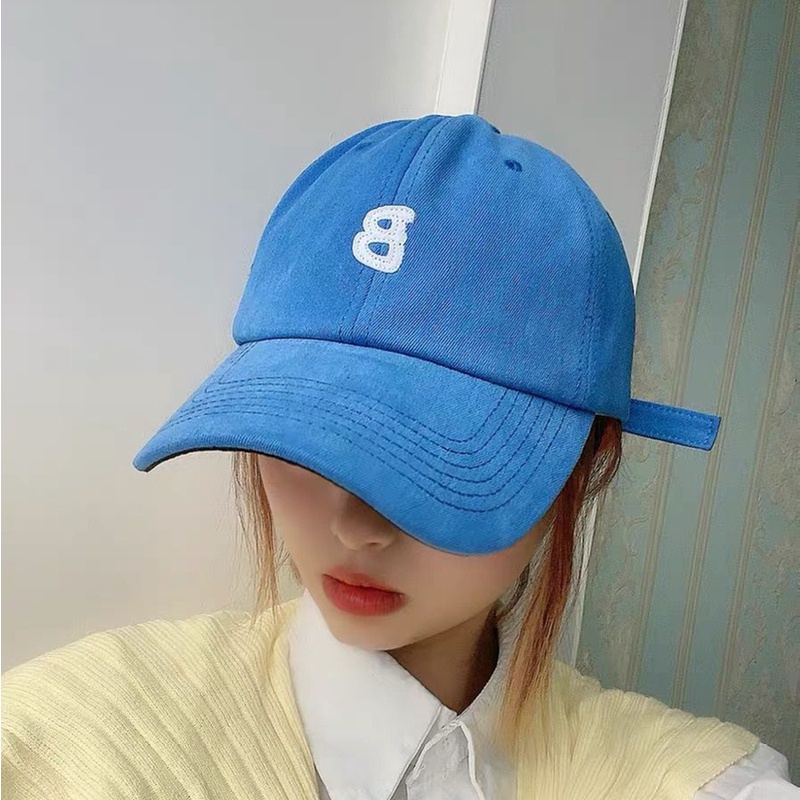 Mũ lưỡi trai có vành cong mềm chống nắng thời trang xuân hè dành cho nam và nữ