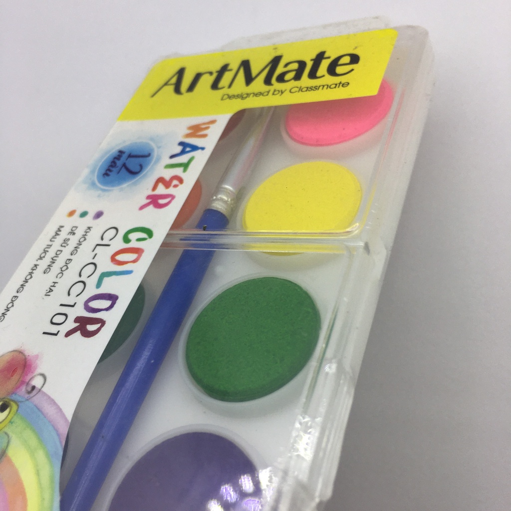 Màu nước dạng nén 12 màu ClassMate CL - CC101