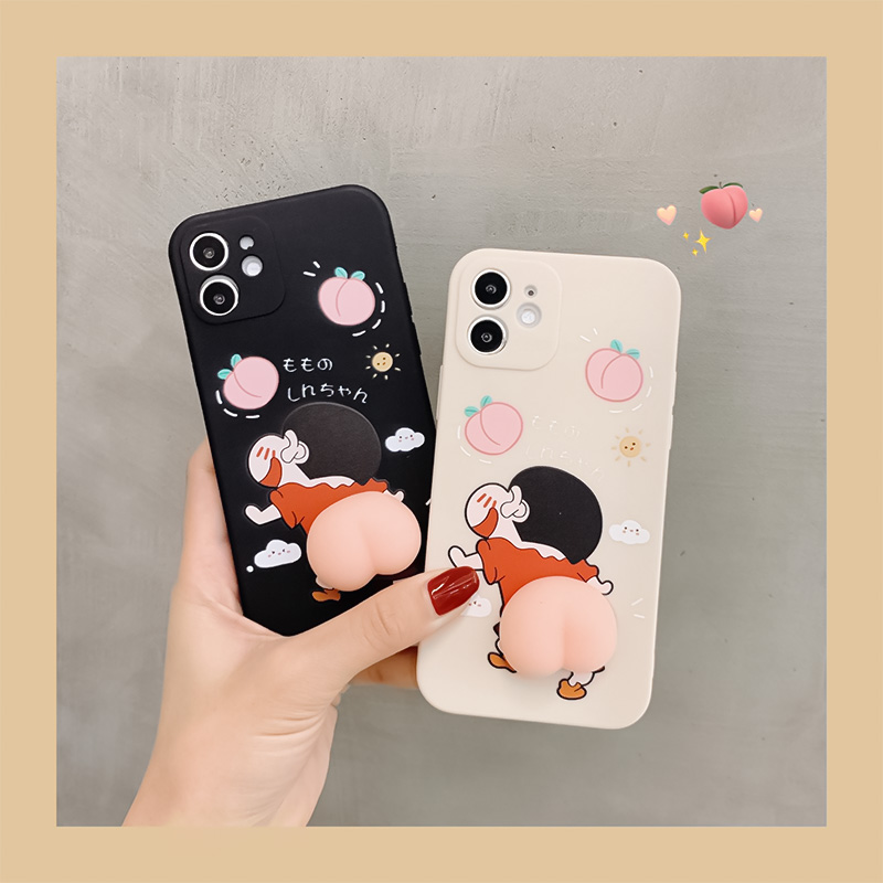 Ốp Điện Thoại In Hình Shin Chan 3D Cho iphone 12 11 pro MAX 6 6s 7 8 plus X XR XS MAX