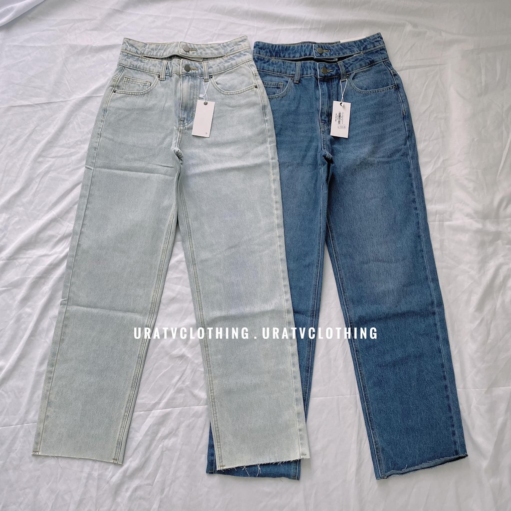 [FREESHIP - ẢNH CHÍNH CHỦ] Quần jean SUÔNG rộng CẠP ĐÔI KAN.CAN