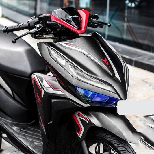 Decal CHÓA ĐÈN Vario 125 150 cao cấp chuyển màu cánh cam bảo vệ CHÓA ĐÈN VARIO