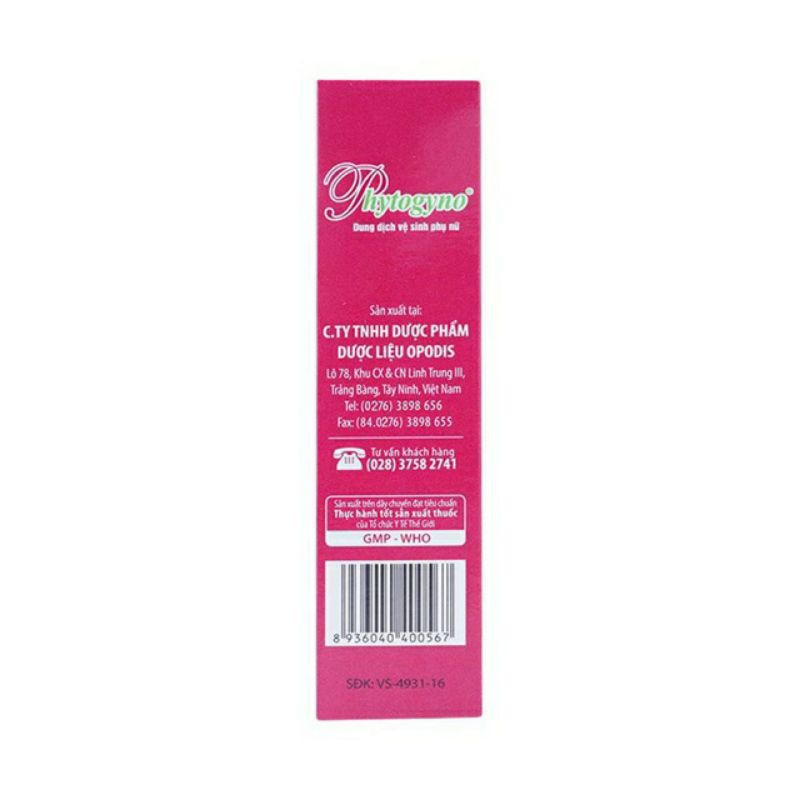 Dung Dịch Vệ Sinh ⚡ CAM KẾT CHÍNH HÃNG ⚡ Phytogyno chai 100ml DDVS hàng ngày kháng khuẩn, nấm, khử mùi hôi