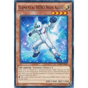 Thẻ bài Yugioh - TCG - Elemental Hero Neos Alius / SDHS-EN008'