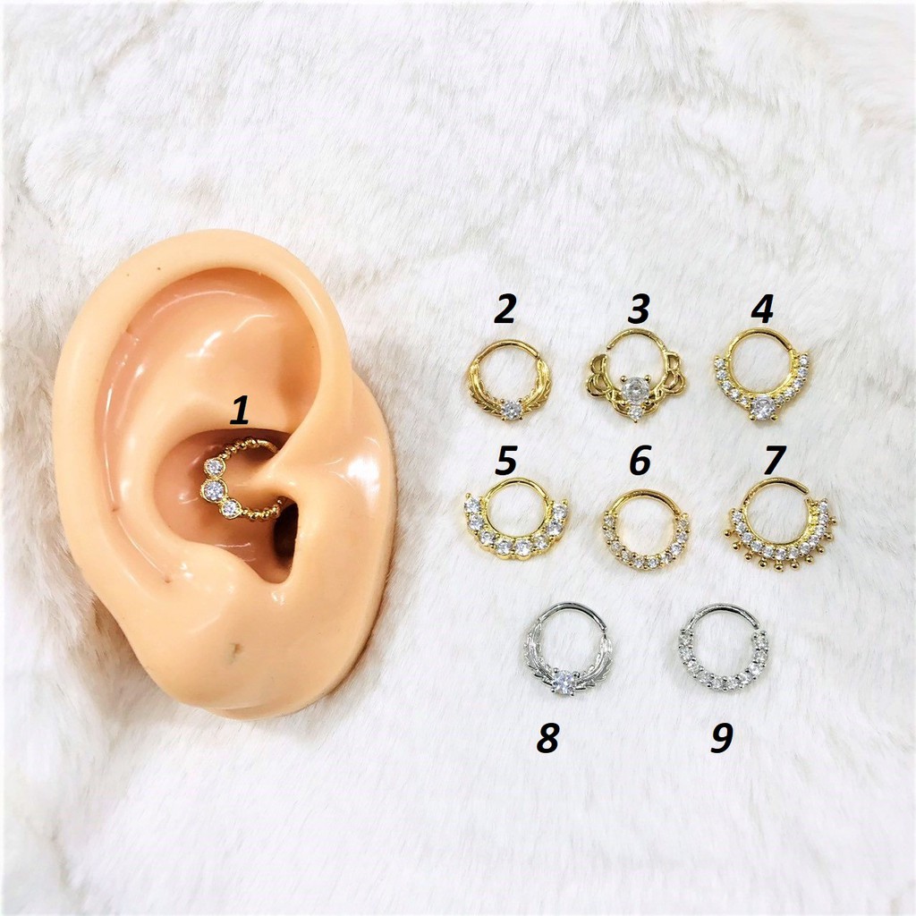 KHUYÊN TAI TRÒN HÌNH ĐEO DAIHT CÁ TÍNH