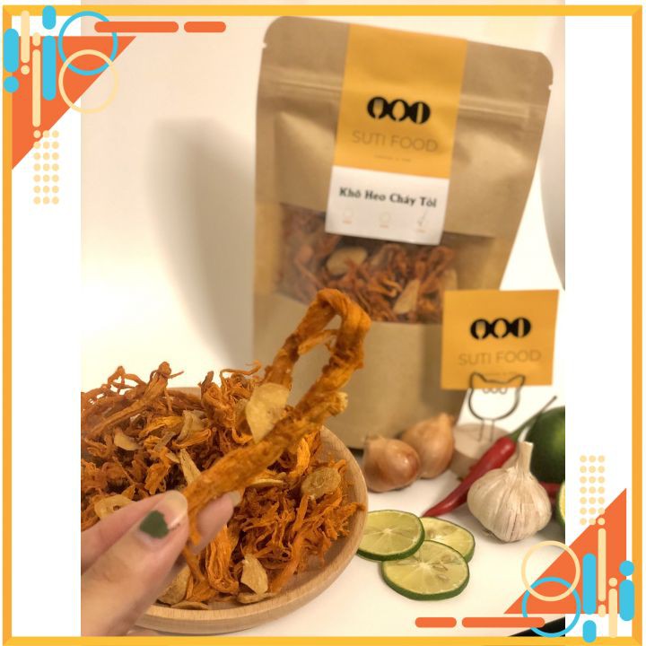 [250G] Khô Heo Cháy Tỏi Loại 1 - Thơm Ngon Chuẩn Vị - Chứng Nhận ATVSTP | BigBuy360 - bigbuy360.vn