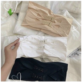 🅰️ Áo ngực ống, cài nút, Chất: su mềm mịn, Size: <52kg