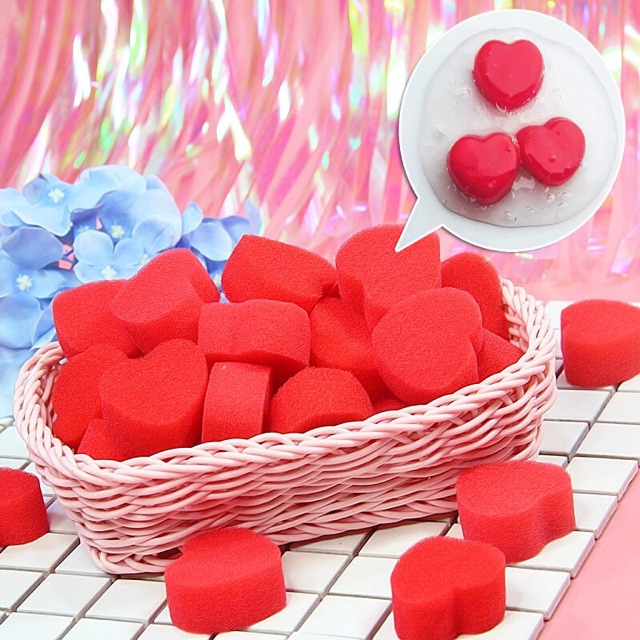 Xốp tim đỏ