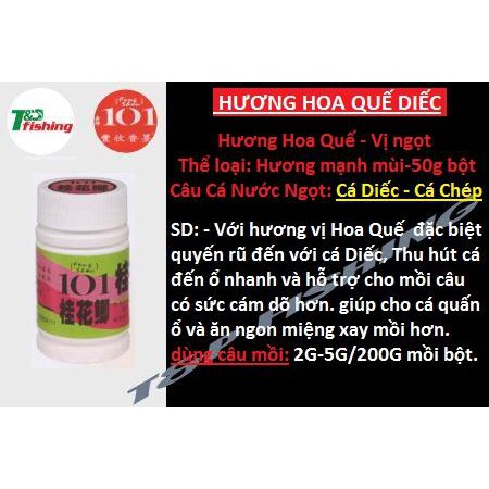 Hương liệu pha chế mồi câu 101 Đài Loan