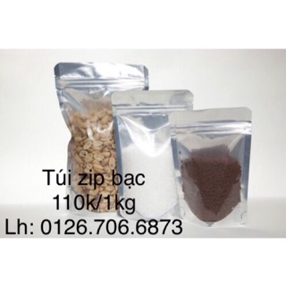 Túi zip bạc 94k/1kg