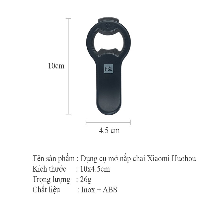 Đồ khui mở nắp chai Xiaomi Huohou