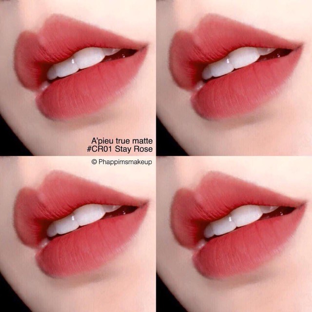 Son kem lì Apieu True Matt Fluid