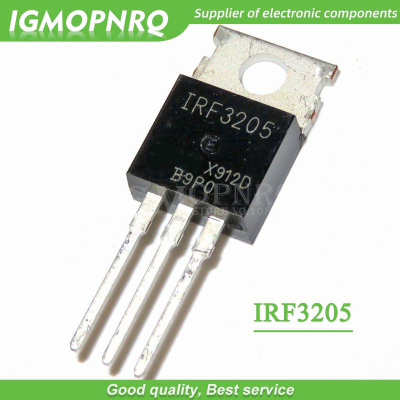 Bộ 10 Linh Kiện Điện Tử IRF1404 IRF1405 IRF1407 IRF2804 IRF2807 IRF3205 IRF3708 IRF3710 IRF3808 IRF4905 Irf3205Pf IRF1010E IRF1404PBF