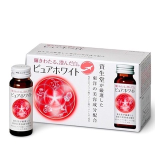 Nước uống trắng da Collagen Shiseido PureWhite Nhật Bản - 1 hộp 10 lọ 50ml [Nội địa N thumbnail