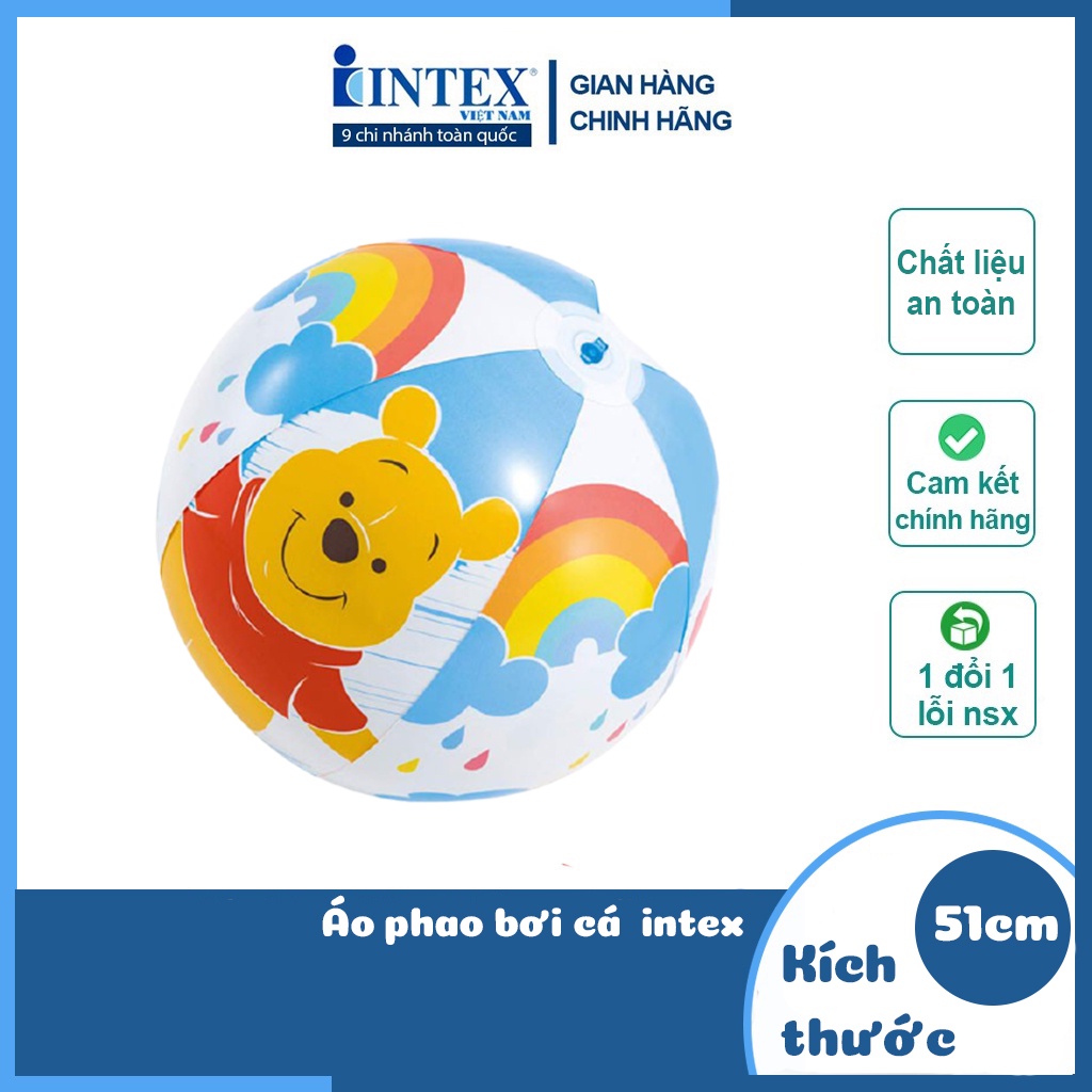 Bóng hơi intex đường kính 51cm đủ mẫu đa dạng bắt mắt