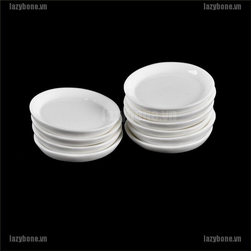 Set 10 Đĩa Thức Ăn Trang Trí Nhà Búp Bê