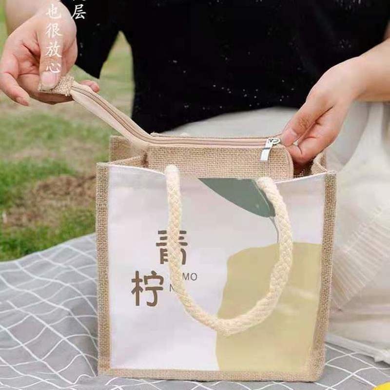 Túi đựng cơm trưa sức chứa lớn đa năng phong cách Hàn Quốc