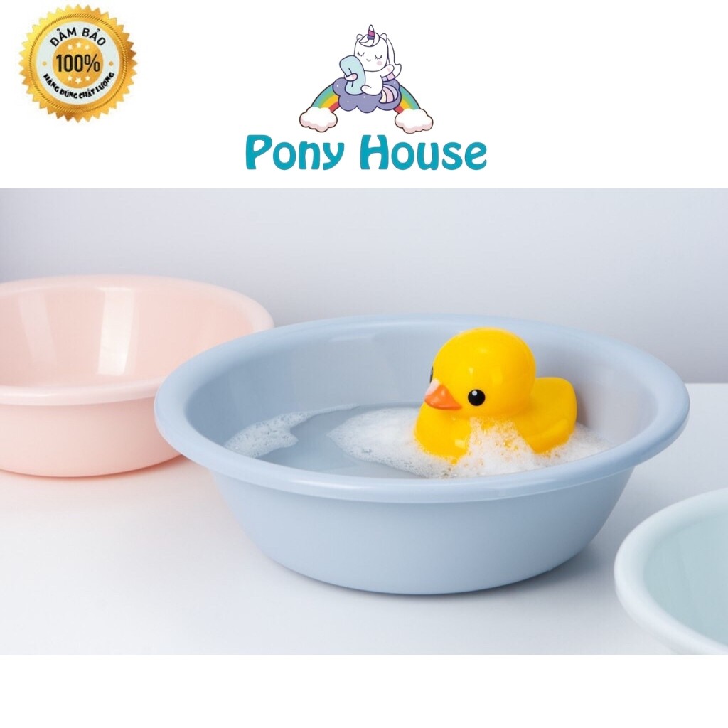 Chậu rửa mặt cho bé , thau nhựa rửa mặt cho bé tắm gội đầu Notoro inochi size 27-32cm