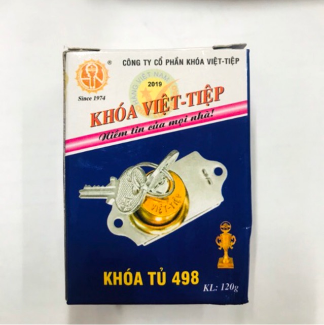 Khoá tủ VIỆT TIỆP CỠ TO 498 VÀ NHỎ 03201