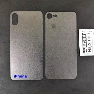 Dán mặt Lưng Nhám chống bám Vân tay iPhone