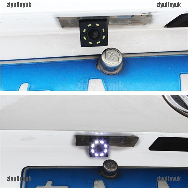 Camera quan sát phía sau xe hơi hỗ trợ lùi xe với 8 bóng đèn LED IR thông dụng dùng vào ban đêm | BigBuy360 - bigbuy360.vn