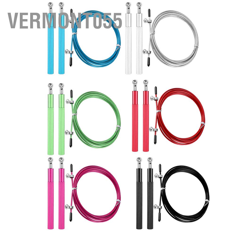 Vermont055 Aluminium Alloy Handle Speed Jump Skipping Rope Sports Training Equipment