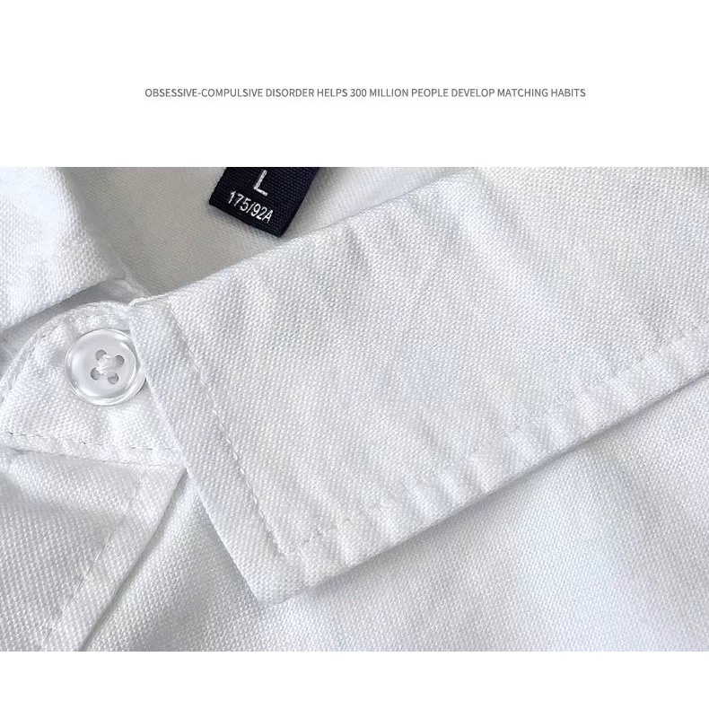 Áo Sơ Mi Tay Dài Vải Oxford Phong Cách Retro Nhật Bản Thời Trang Thu Đông Cho Nam TF2