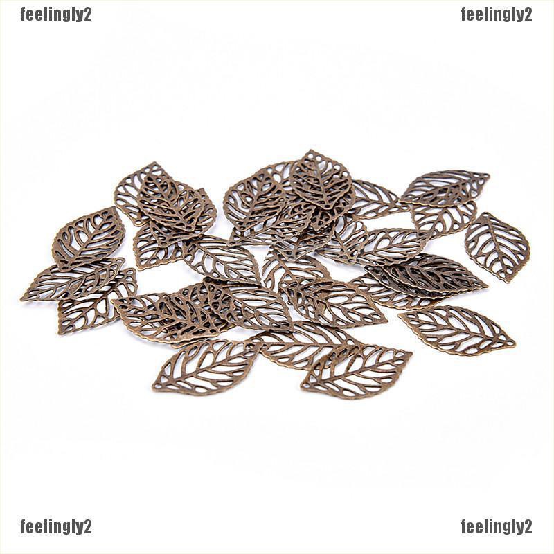 ❤Mặt Trời❤ Bộ 50 Mặt Dây Chuyền Mạ Vàng Hình Chiếc Lá Dễ Thương