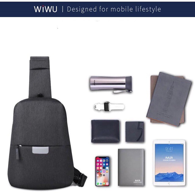 Túi đeo chéo vừa cho IPad Pro 11 Inch chính hãng WIWU Odyssey Crossbody Bag thời trang , giá rẻ