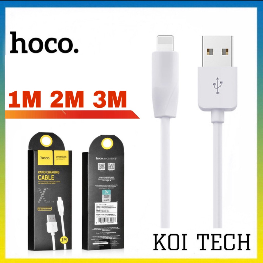 Cáp sạc nhanh IPhoco x1-dây sac IPbọc dù 1m 2m-vienthonghn