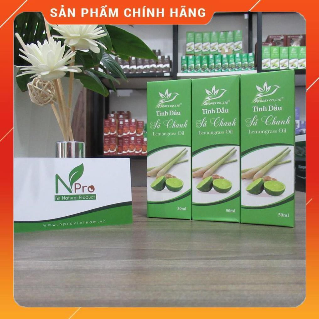 [FREESHIP]- TINH DẦU SẢ CHANH NPRO 50ML - 100% THIÊN NHIÊN NGUYÊN CHẤT - TẶNG NRC 500ML