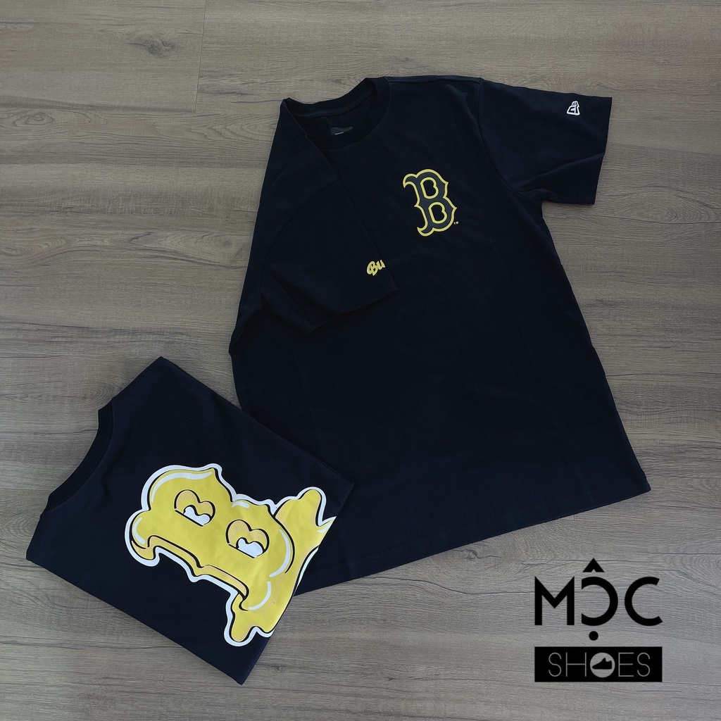 [CHÍNH HÃNG] Áo Thun New Era x BTS - B vàng *Đen* - Code: 13277226