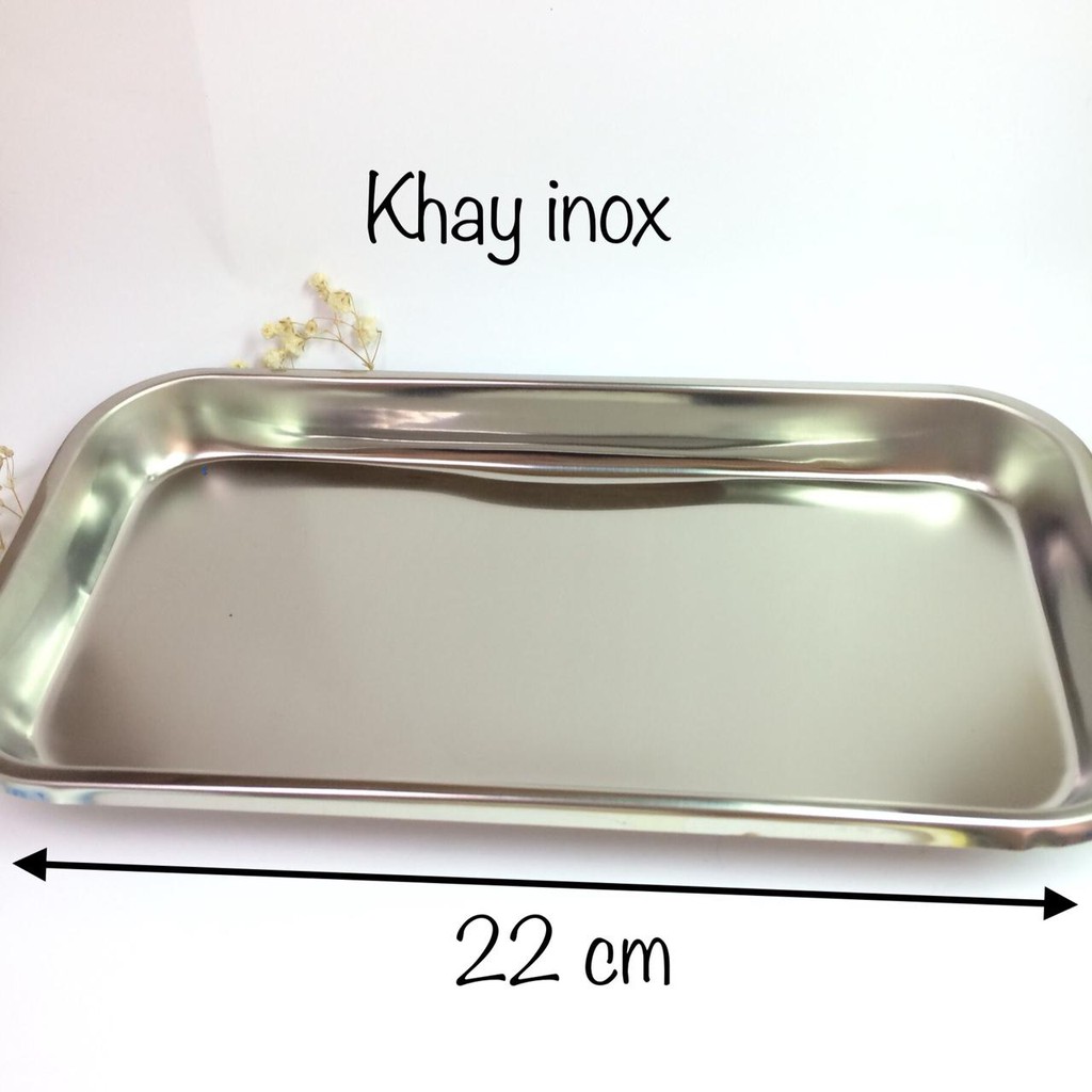 ( Khay Loại 1 ) - Khay Inox 304 Dùng Cho Spa Thẫm Mỹ Viện