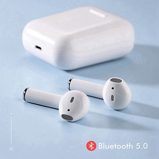 Tai Nghe Bluetooth 5.0 I12 TWS | Cảm Biến Vân Tay, Chất Âm Êm, Trong Trẻm Thời Lương Pin Tốt, Sang Trọng