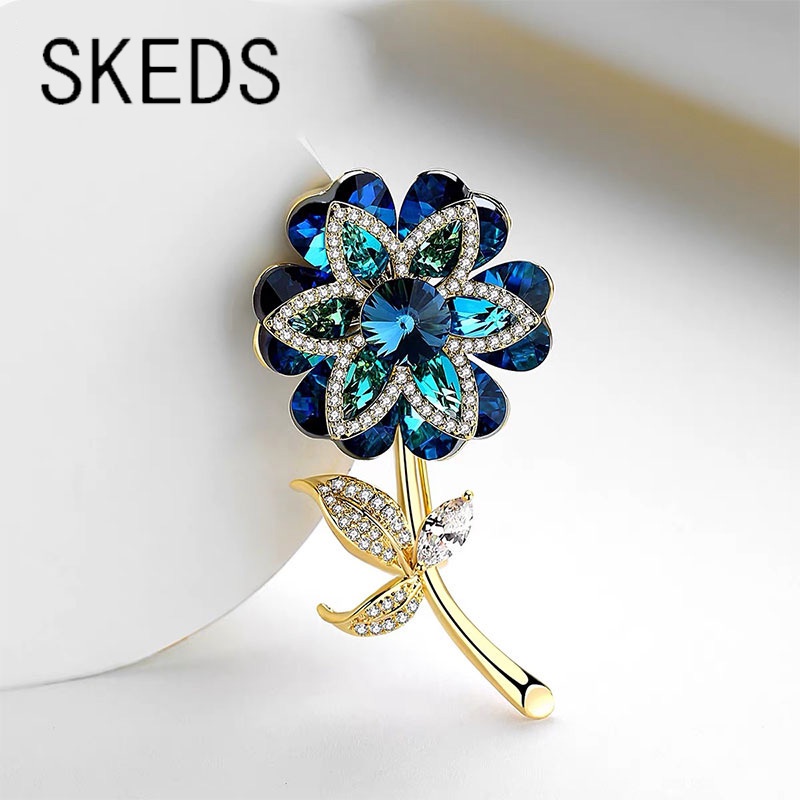 Ghim CàI ÁO HìNh Hoa ĐíNh Kim Cương Giả ThờI Trang Cho Nữ