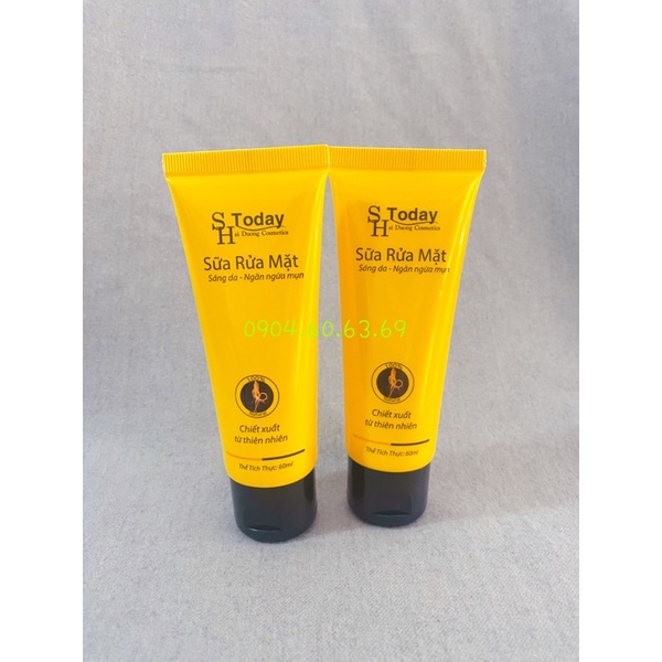Sữa Rửa Mặt SH TODAY 60ml Sáng Da Ngăn Ngừa Mụn SHTODAY