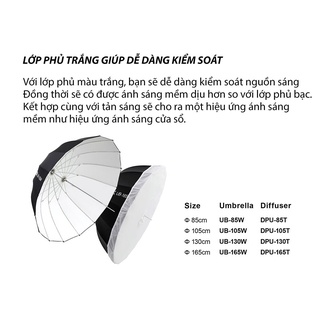 Dù phản bạc Parabolic hiệu Godox - UB-105