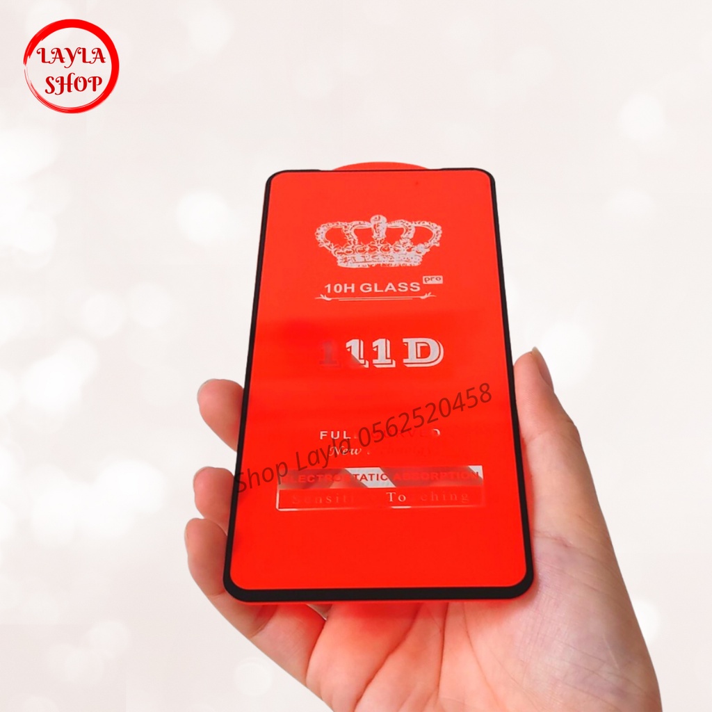 💠CAO CẤP💠 Kính Cường Lực Xiaomi Redmi Note 10 Pro - Full màn hình 111D và trong suốt - Độ cứng 10H.