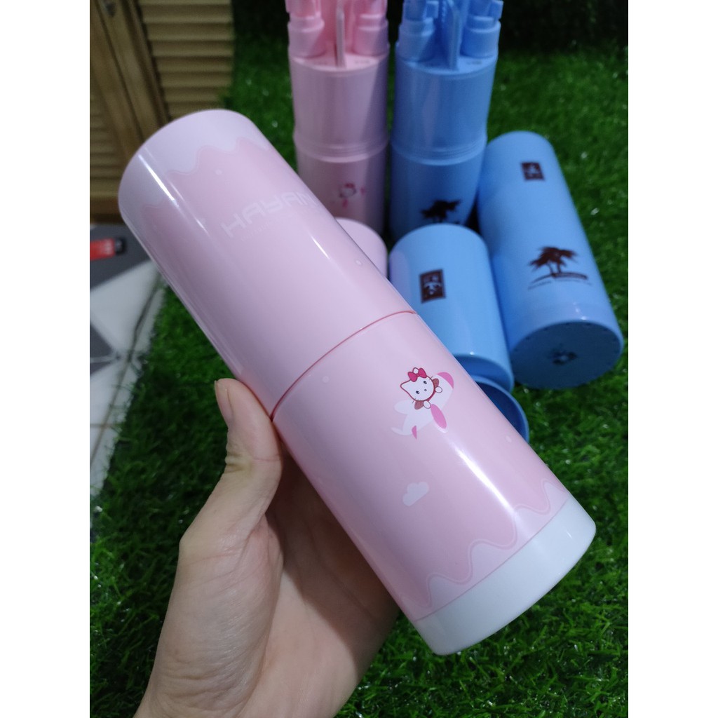 Hộp đựng  bàn chải  💖💖𝑭𝑹𝑬𝑬𝑺𝑯𝑰𝑷  💖💖 8 trong 1 .đi du lịch,đi phượt,Rất tiện khi mang đi xa