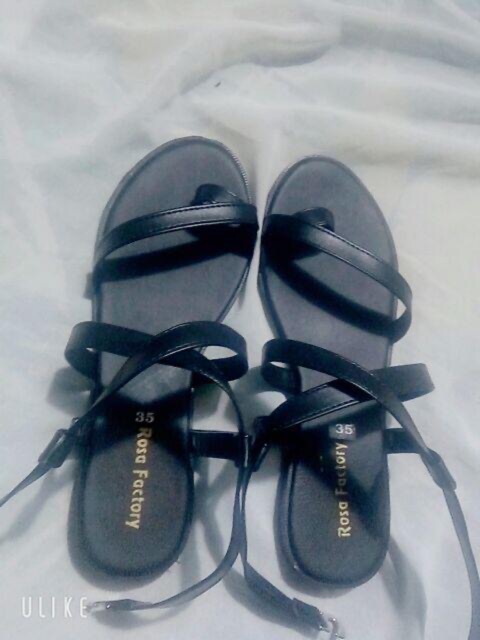 Giày sandal nữ xỏ ngón chéo cổ chân XNM
