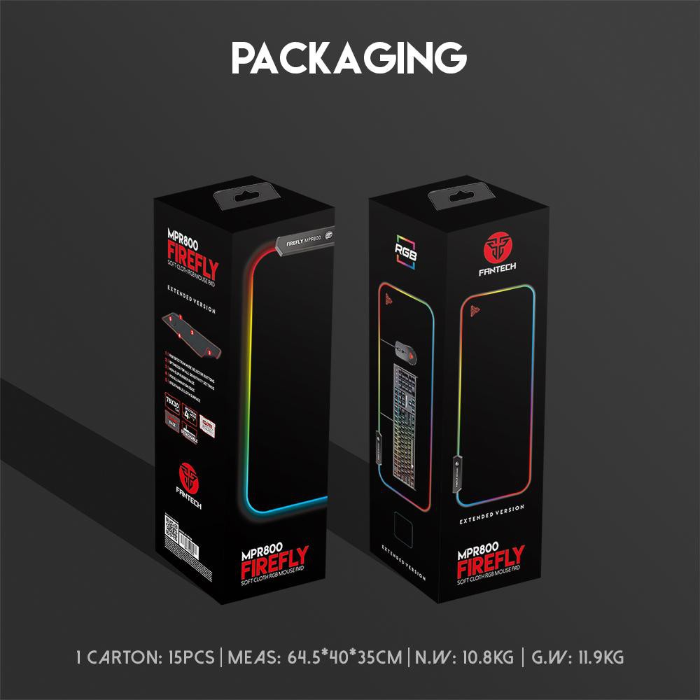 Đế lót di chuột đèn LED RGB 7 chế độ khác nhau Fantech MPR800s