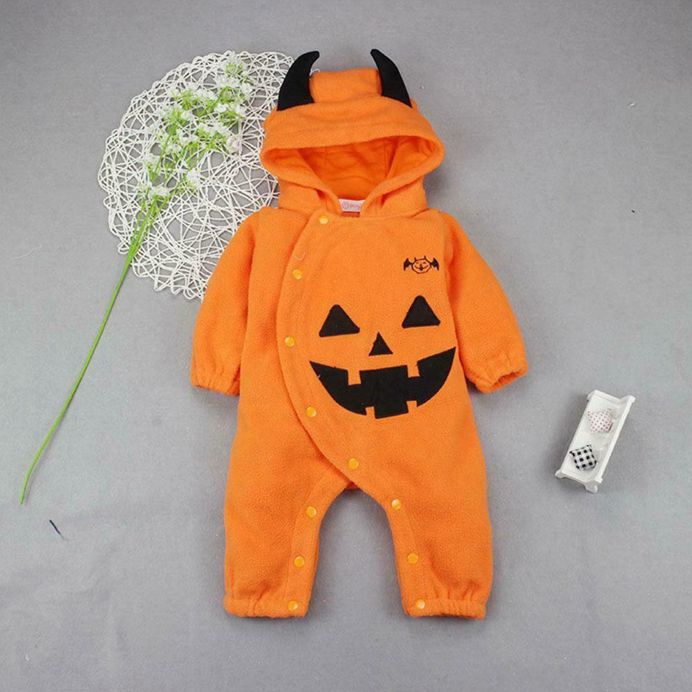 Bộ Đồ Hóa Trang Quả Bí Ngô Halloween U2I6 Dành Cho Bé Trai Và Bé Gái