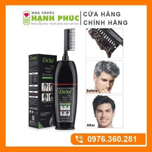 Lược nhuộm tóc thông minh DEXE, nhuộm tóc bạc thành đen (200ml)