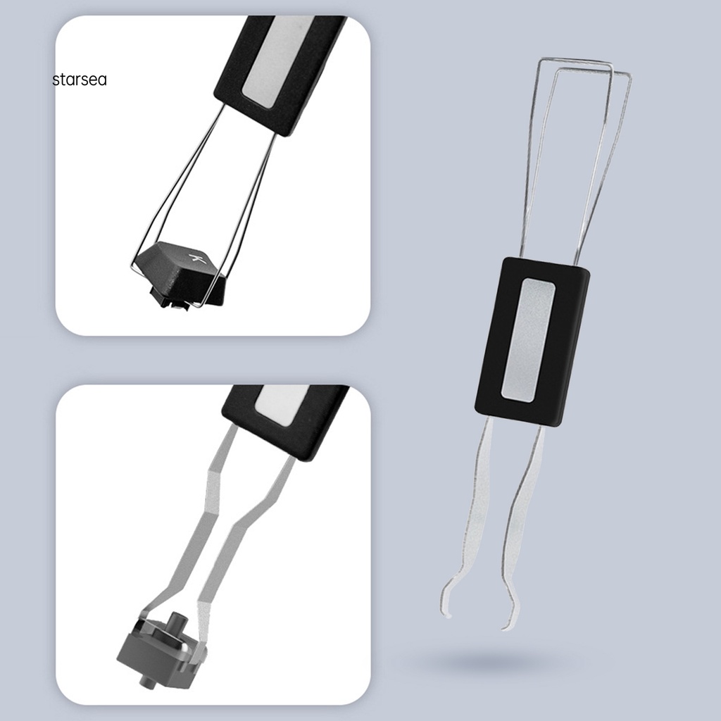 Dụng Cụ Tháo Nút Bàn Phím Cơ Bằng Dây Kim Loại 4 Màu Tùy Chọn Tiết Kiệm Sức Lao Động