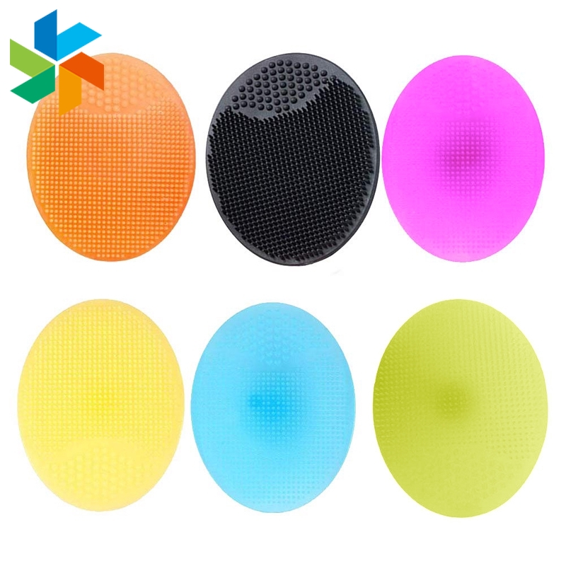 [Hàng mới về] Miếng rửa mặt bằng silicon massage da loại bỏ mụn đầu đen